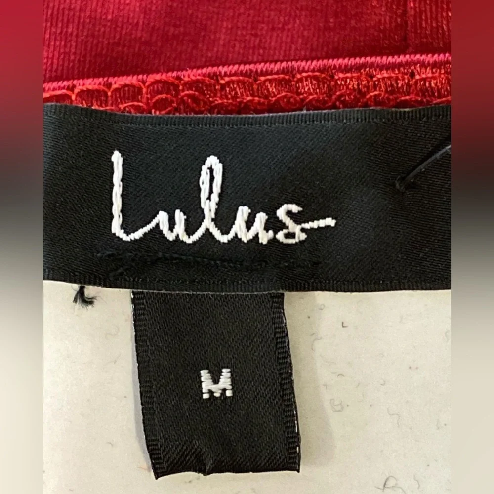 NWT Lulu's Red Forever Your Girl Bodycon Dress